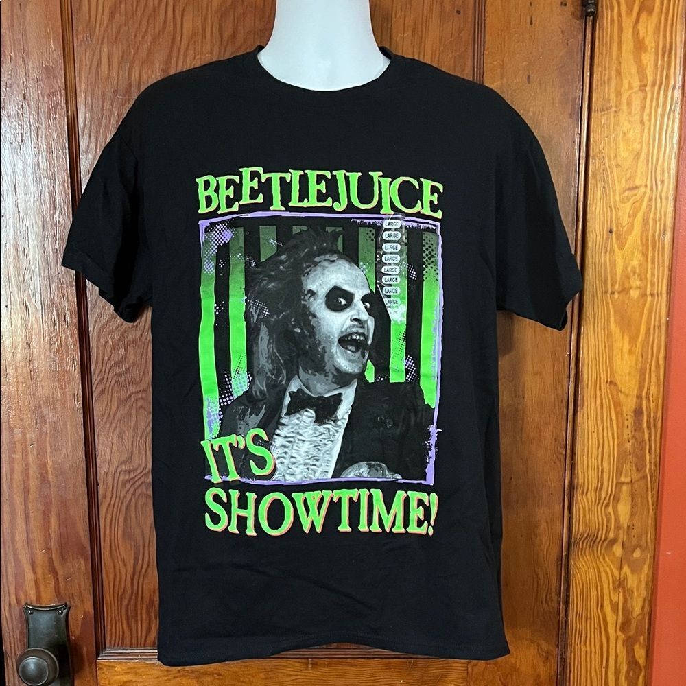 Black Beetlejuice It’s Showtime T-Shirt